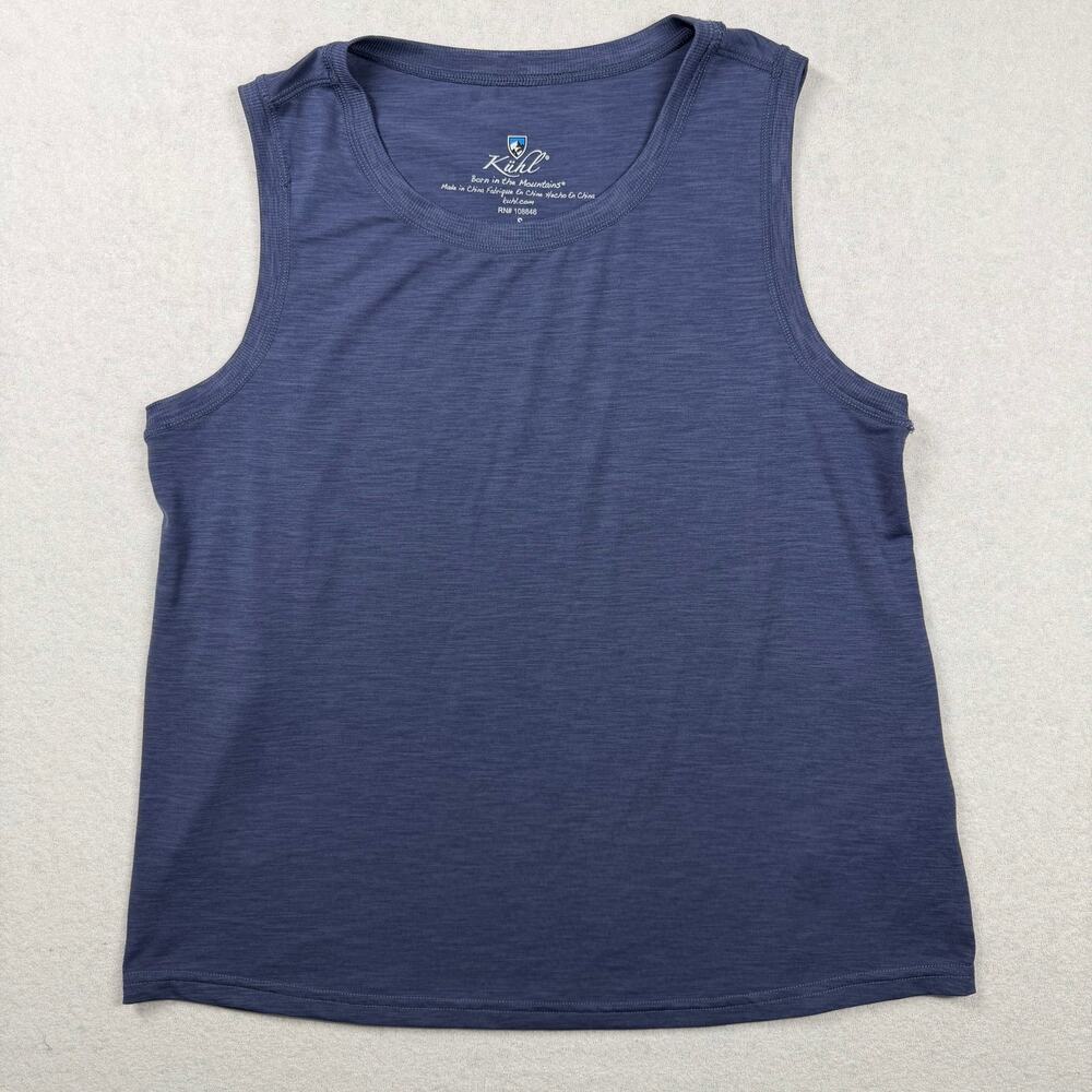 KÜHL Women’s Performance Tank Top Size Small Blue Sleeveless Hiking Activewear